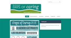 Desktop Screenshot of dbqdaysofcaring.org